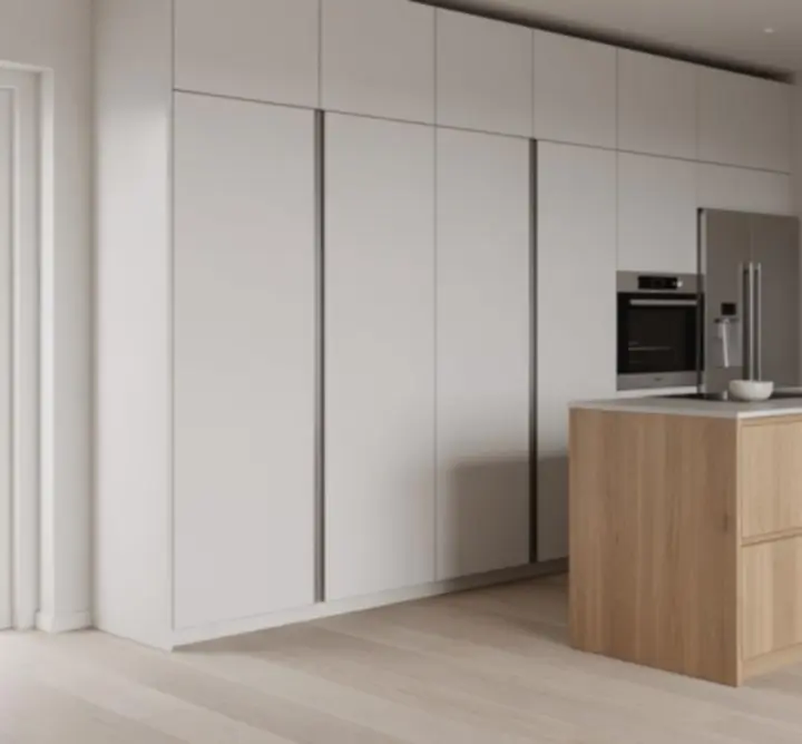 Voorbeeld van een gemonteerde garderobekast, kantoor en keuken door FurnitureInstallPro