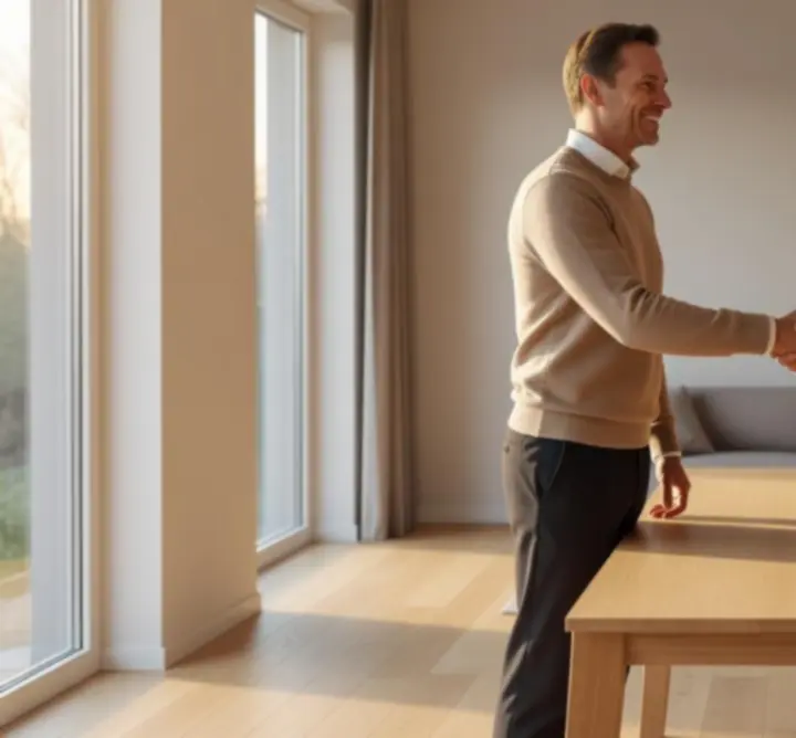 Tevreden klant na afgeronde meubelmontage door FurnitureInstallPro